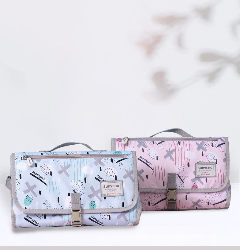 The Ultimate Travel Companion for New Parents: Portable Waterproof Baby Diaper Changing Mat